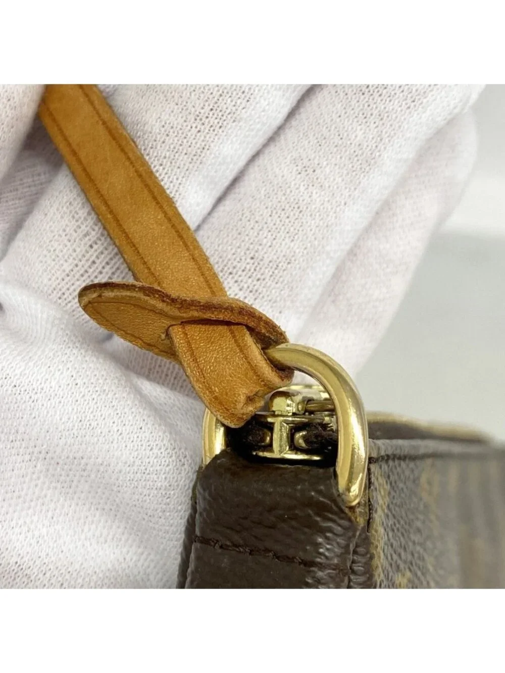 Louis Vuitton Pouch Monogram Pochette Soirle Brown